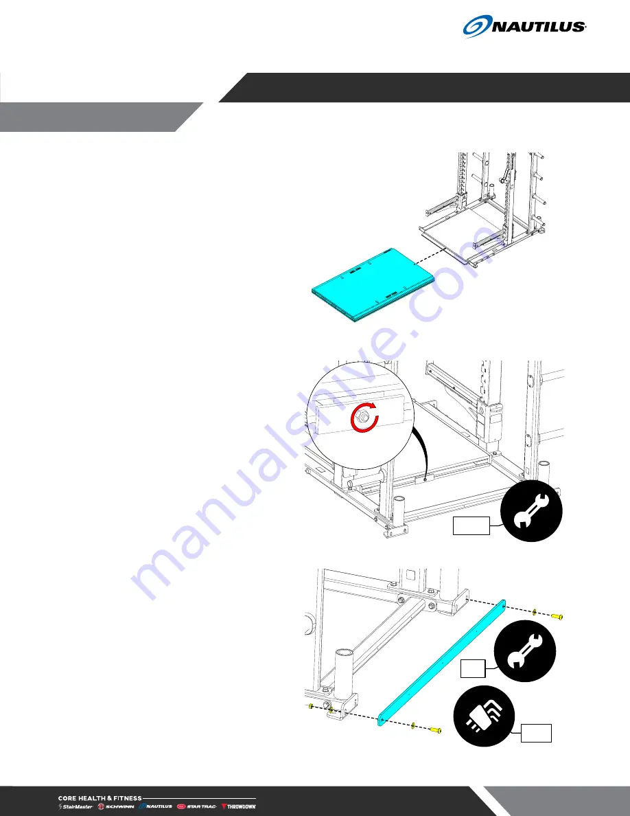 Nautilus CORE HEALTH & FITNESS HDP6D Скачать руководство пользователя страница 8