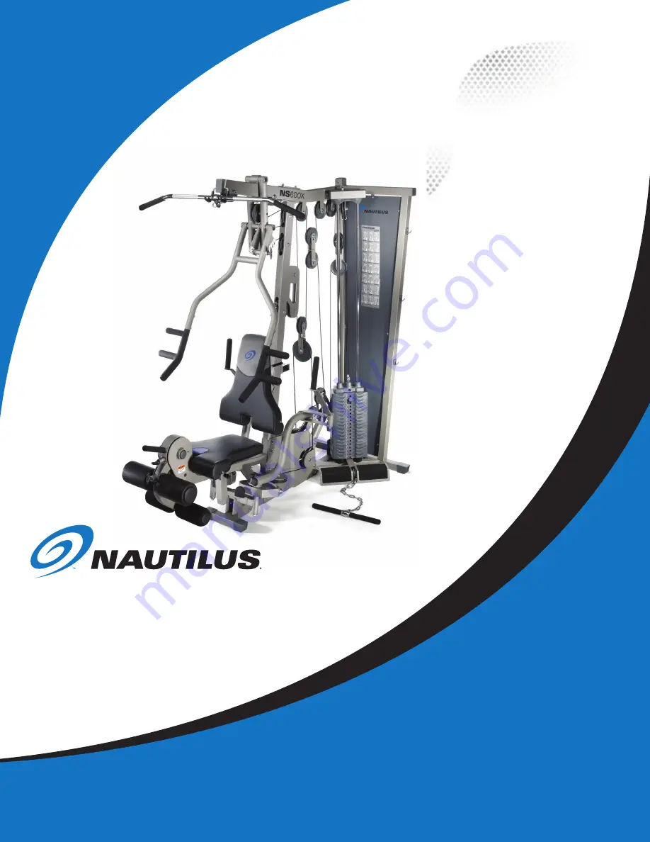 Nautilus NS 600X Assembly Manual Download Page 1