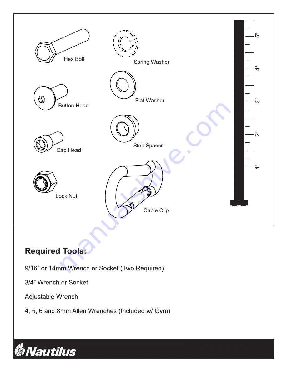 Nautilus NS-700 Assembly Instruction Manual Download Page 4