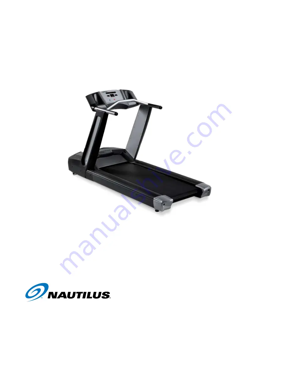 Nautilus PRO SERIES TREADMILLS T7.14 Owner'S Manual Download Page 34