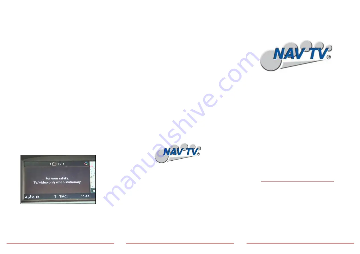 Nav TV OPV-2BMW Quick Start Manual Download Page 1