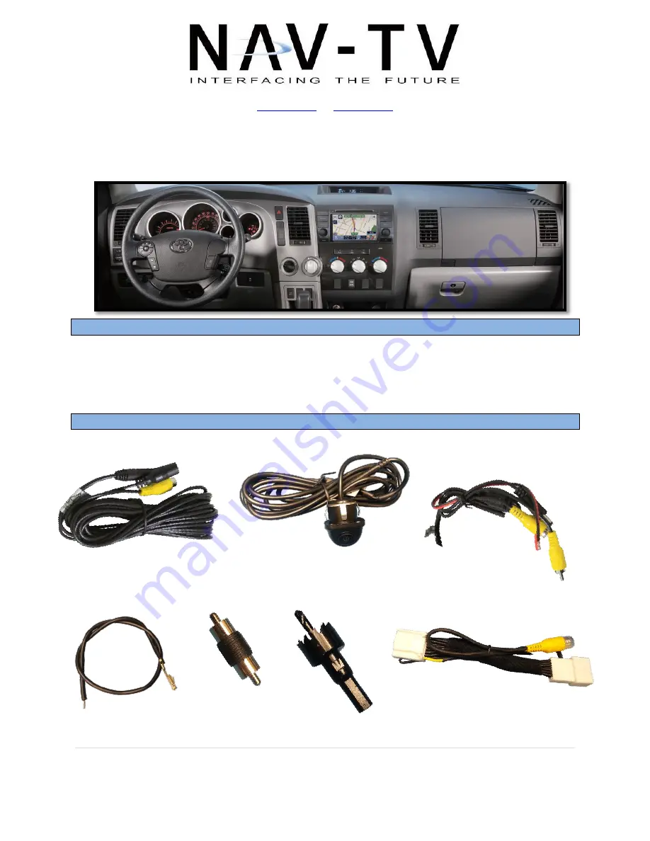 Nav TV TOYCAM 2-EXP Manual Download Page 1