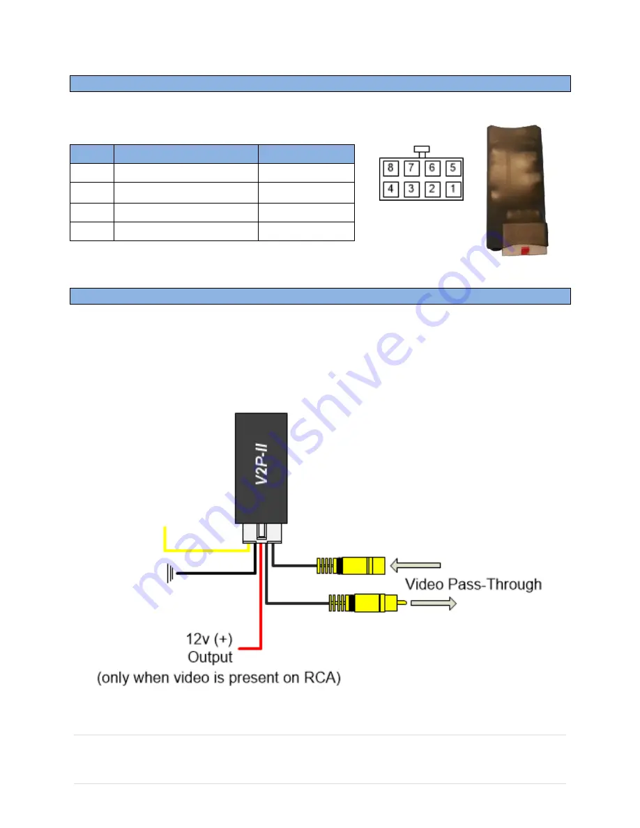 Nav TV V2P-II Manual Download Page 2