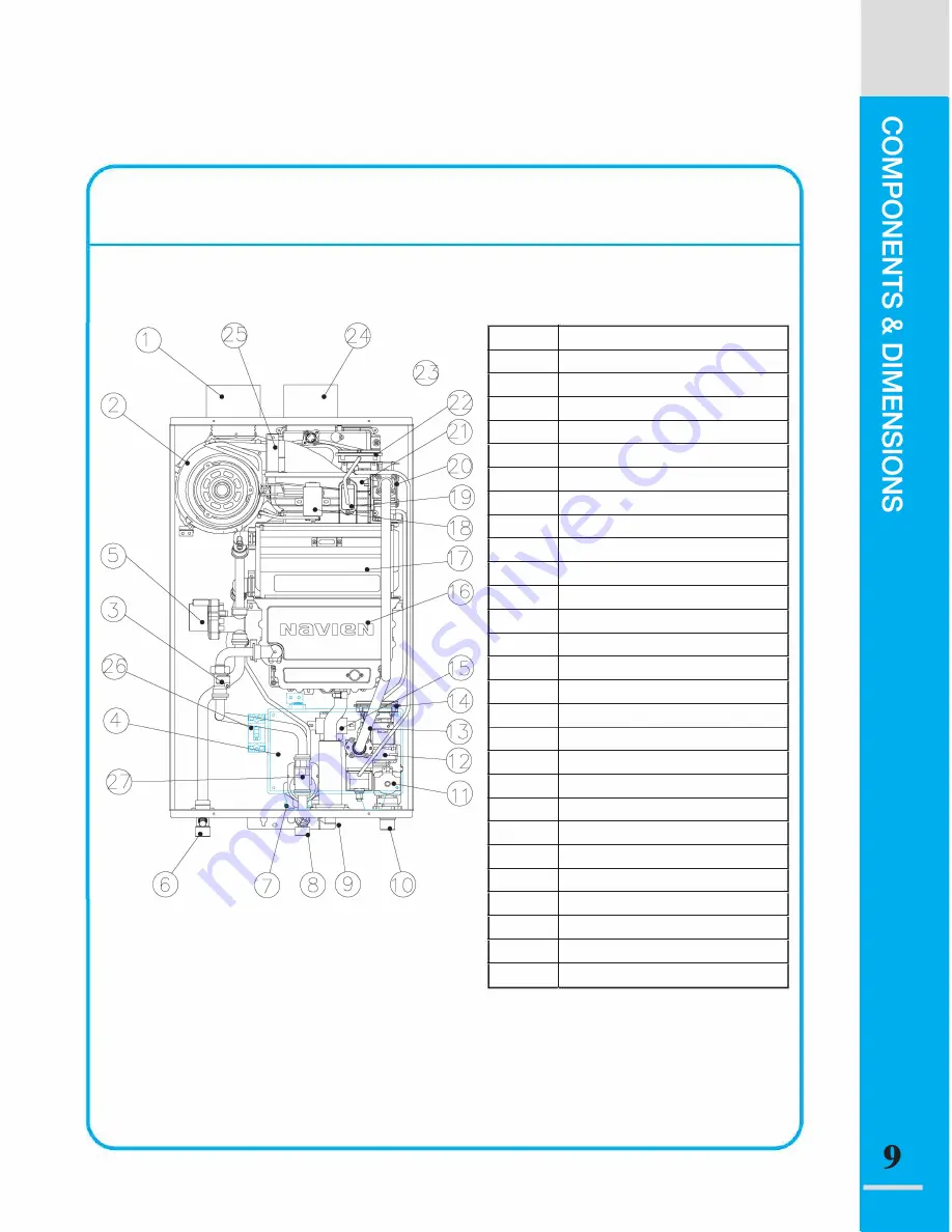 Navien CC-180 Installation Manual Download Page 9