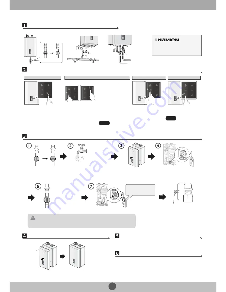 Navien NCB-240 Quick Installation Manual Download Page 4