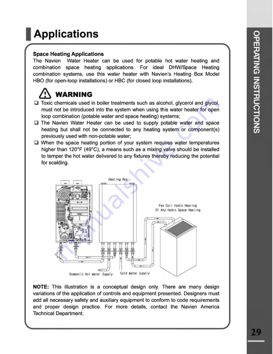 Navien NP-180A Owner'S Operation Manual Download Page 29