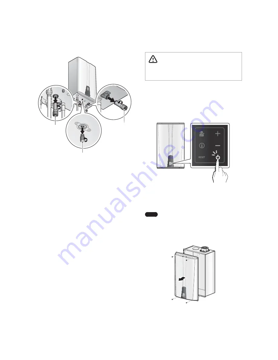 Navien NPE-32AWE Installation Manual Download Page 43