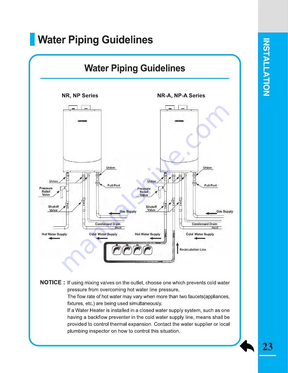 Navien NR-180A Скачать руководство пользователя страница 23