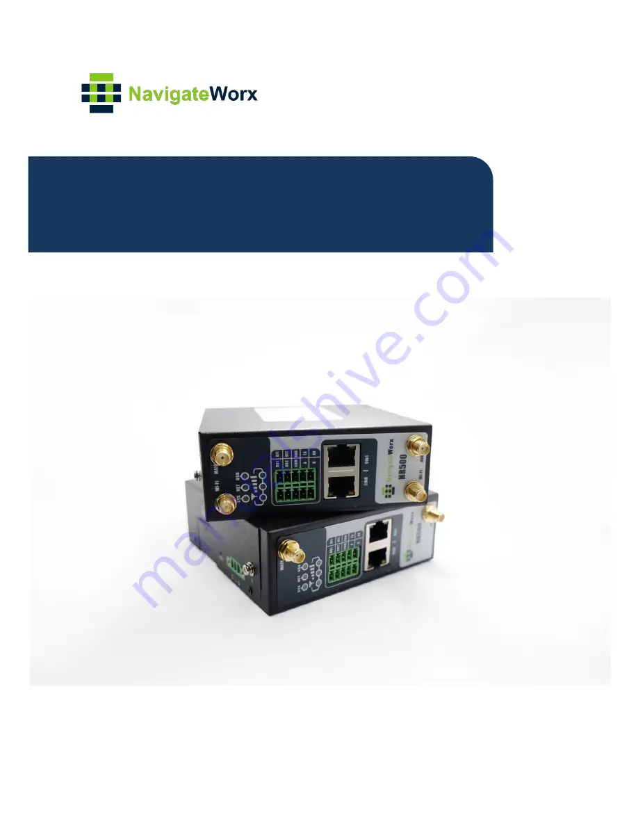 NavigateWorx NR500 Series User Manual Download Page 1