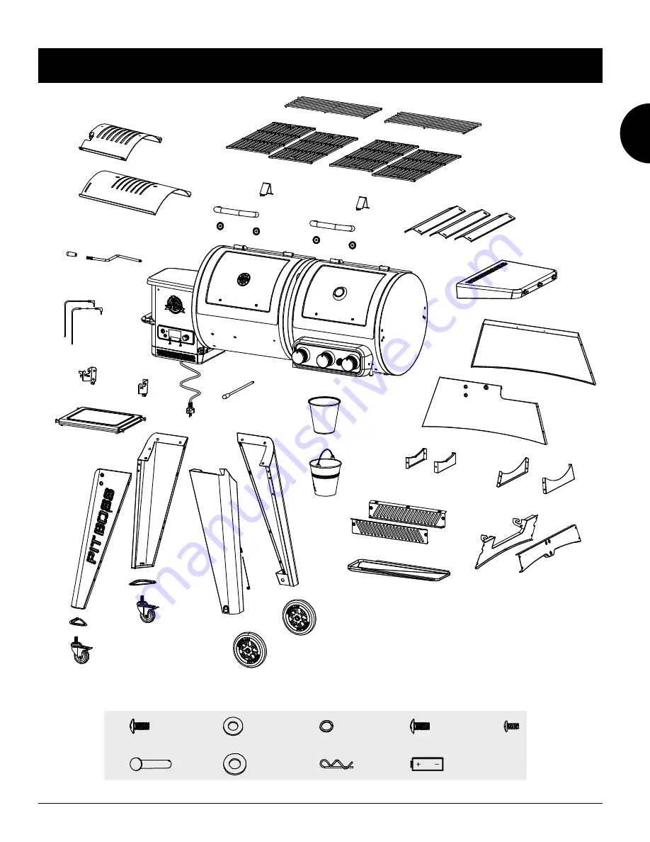 Navigator Pit Boss PB1230G Assembly Manual Download Page 13