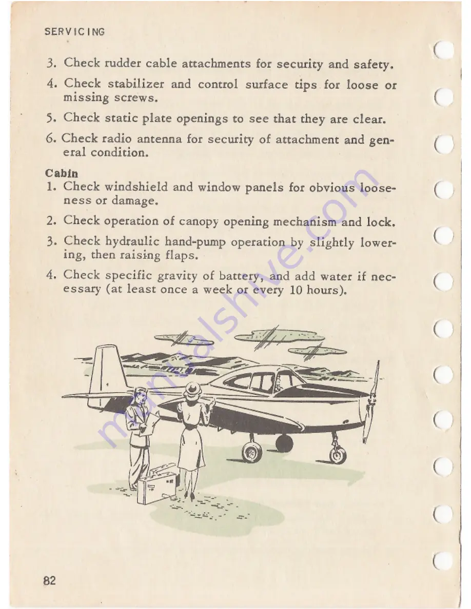 Navion 1950 Deluxe Operation Manual Download Page 88