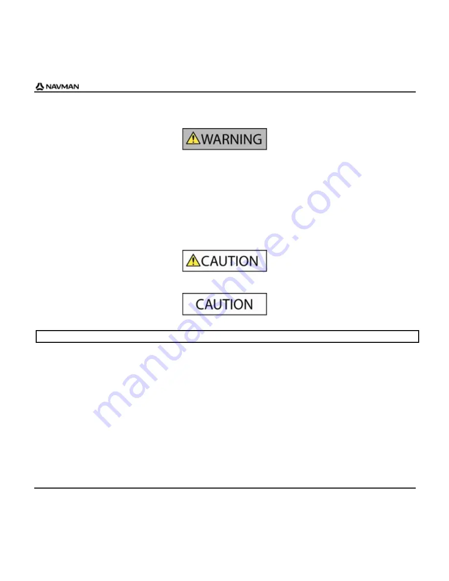 Navman B2-Series User Manual Download Page 3