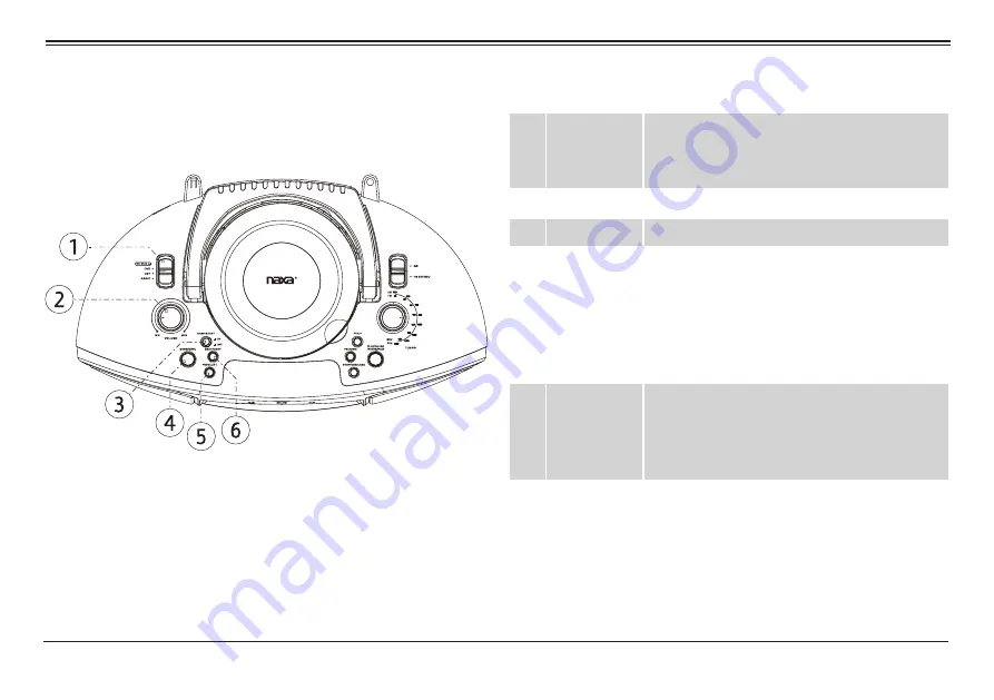 Naxa NDL-256 Instruction Manual Download Page 6