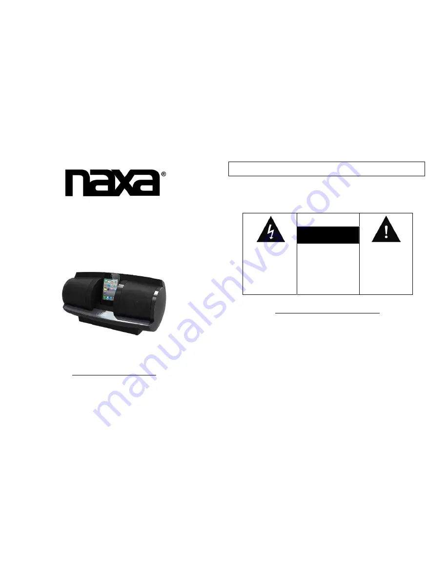 Naxa NI-3109 Instruction Manual Download Page 1