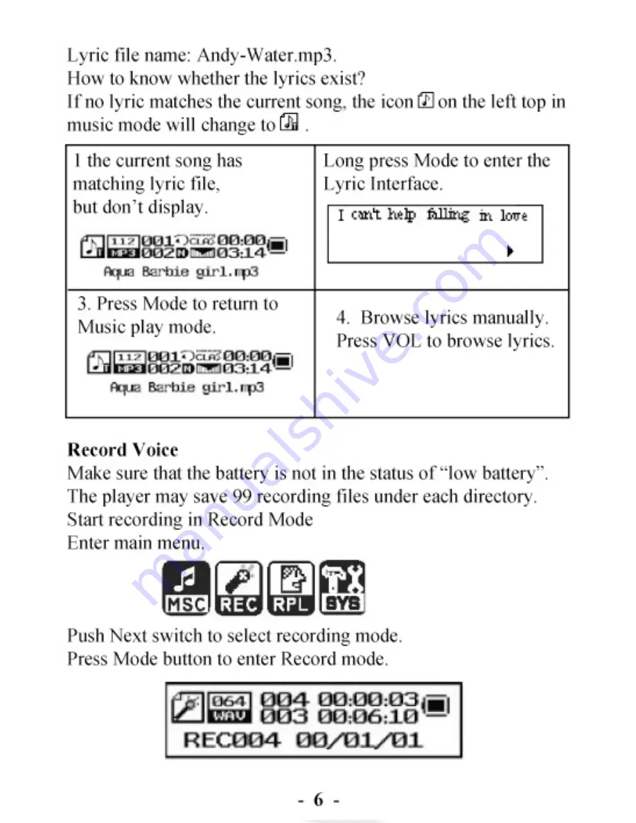 Naxa NM-145 Instruction Manual Download Page 7