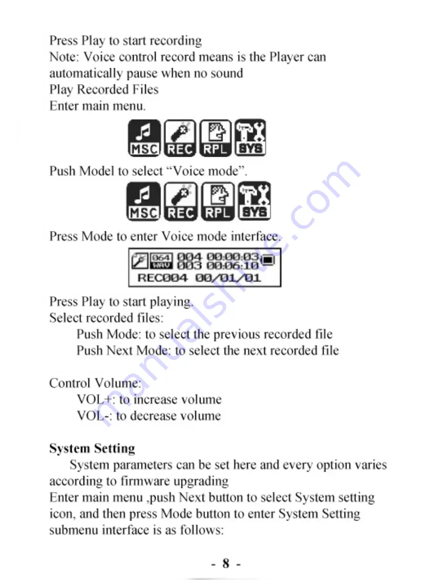 Naxa NM-145 Instruction Manual Download Page 9