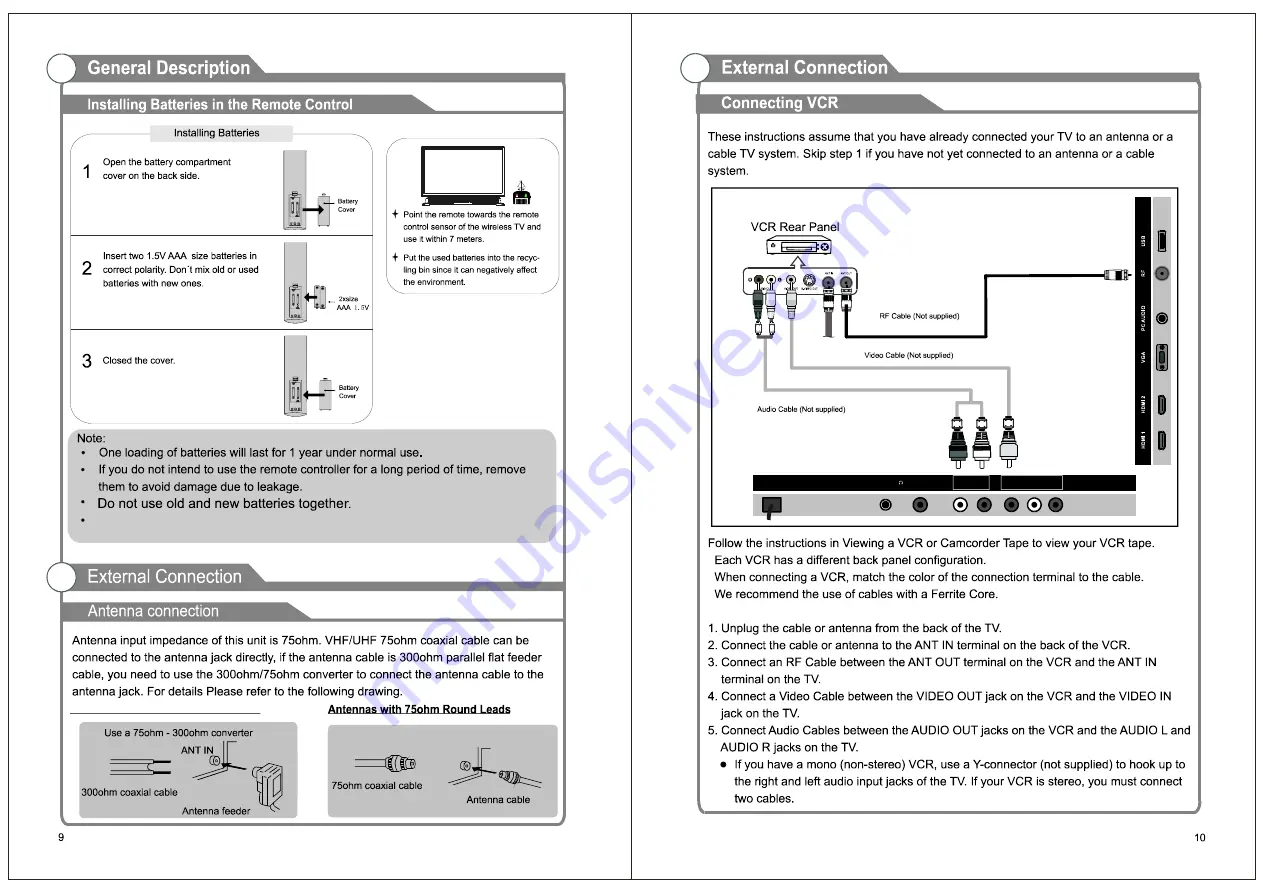 Naxa NTD-2460A Instruction Manual Download Page 8