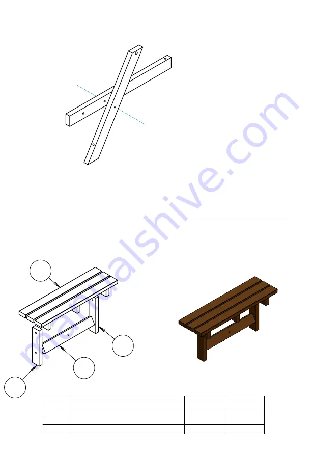 NBB Wheelchair Octagonal Assembly Manual Download Page 4