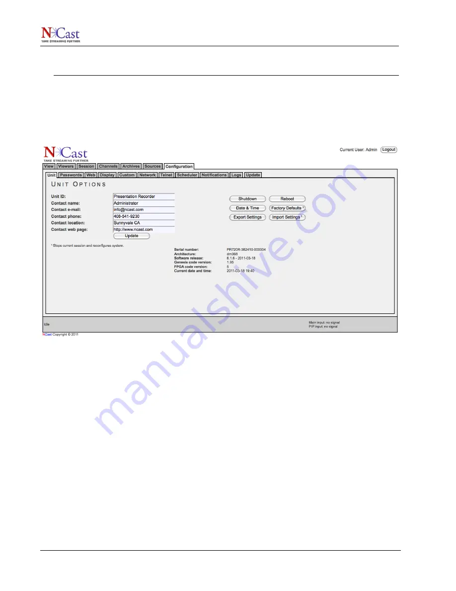 NCast PR-720-R Скачать руководство пользователя страница 16