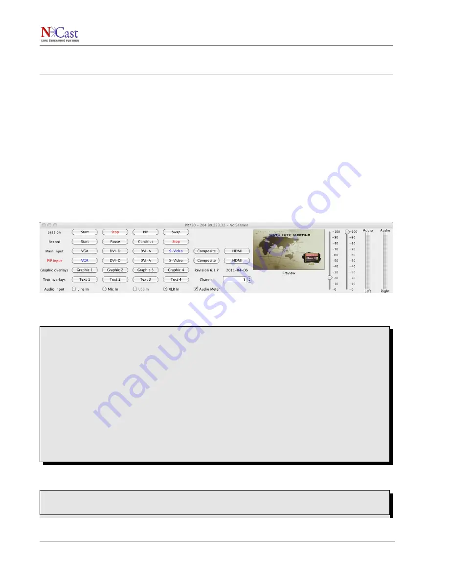 NCast PR-720-R Скачать руководство пользователя страница 85