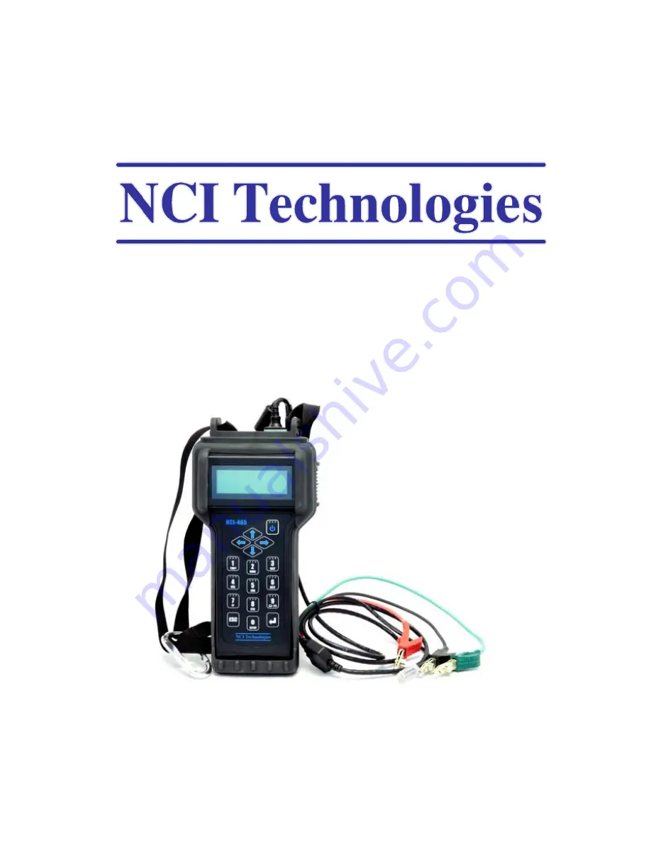 NCI Technologies NCI - 465 WMU User Manual Download Page 1