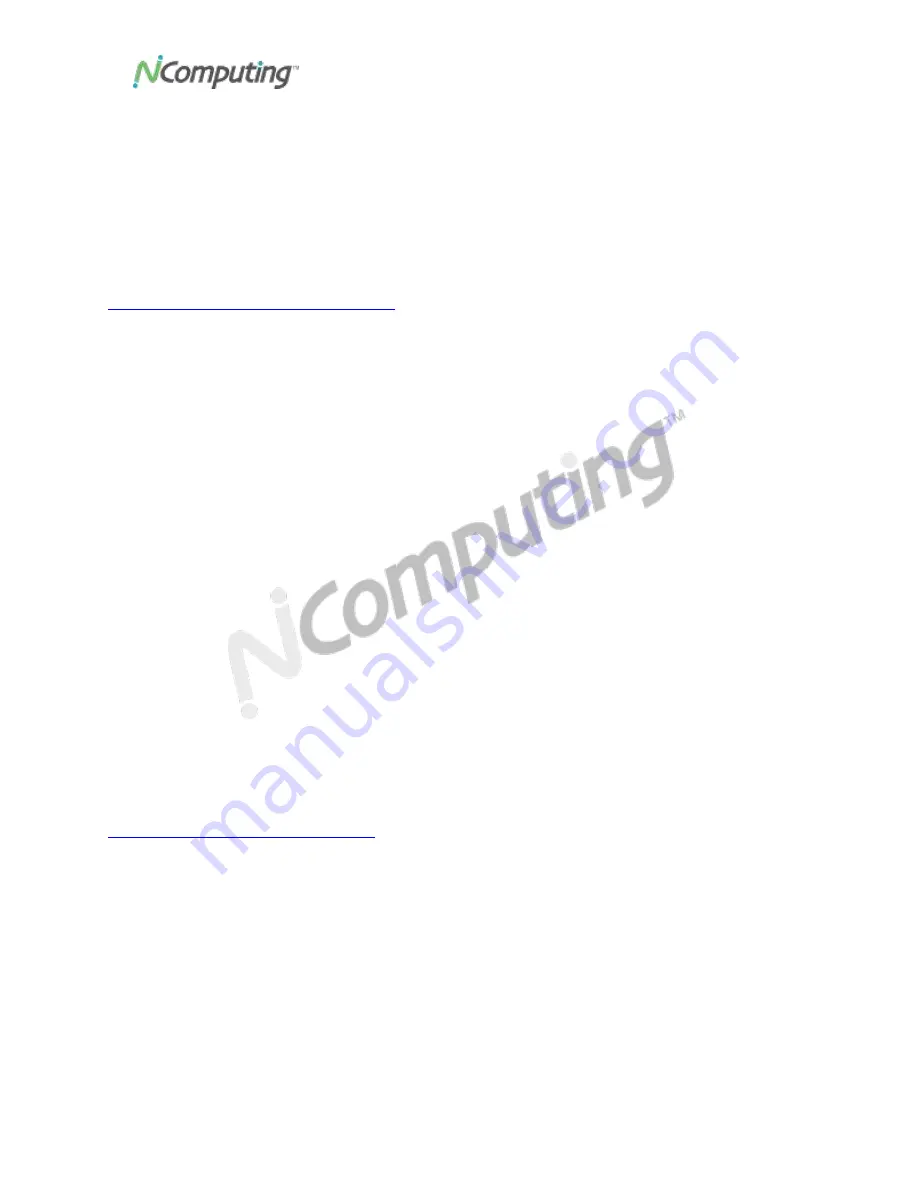 NComputing VIRTUAL DESKTOP KIT U170 User Manual Download Page 2