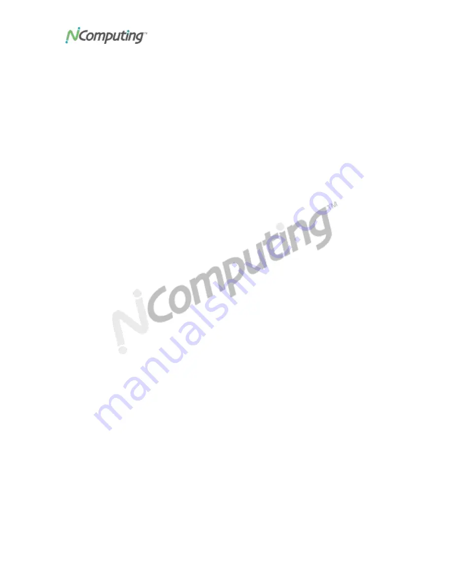 NComputing VIRTUAL DESKTOP KIT U170 User Manual Download Page 3