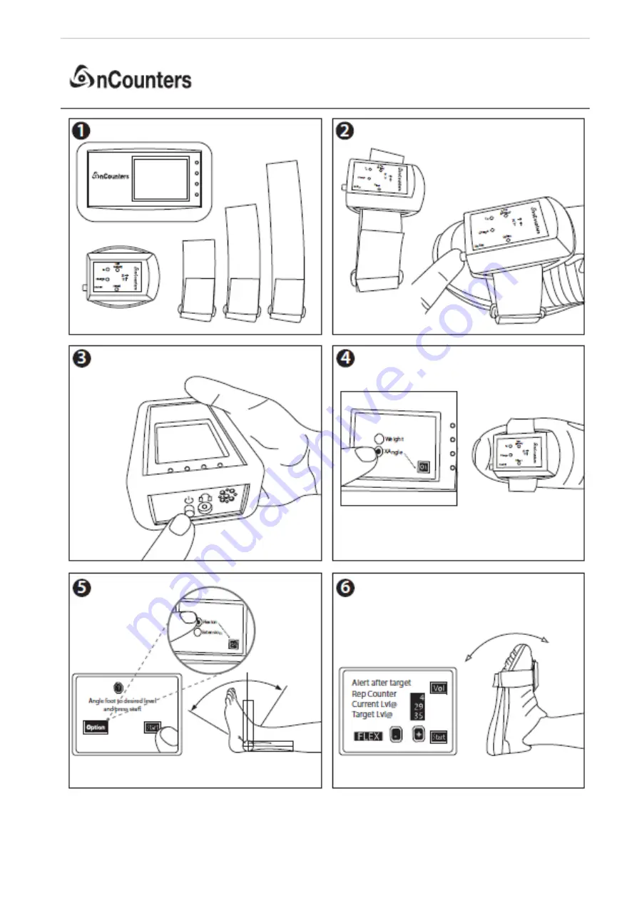 nCounters Portable Angle Monitor Operation Manual Download Page 8