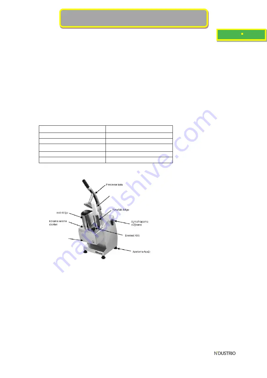 N'DUSTRIO VC-7 User Manual Download Page 2