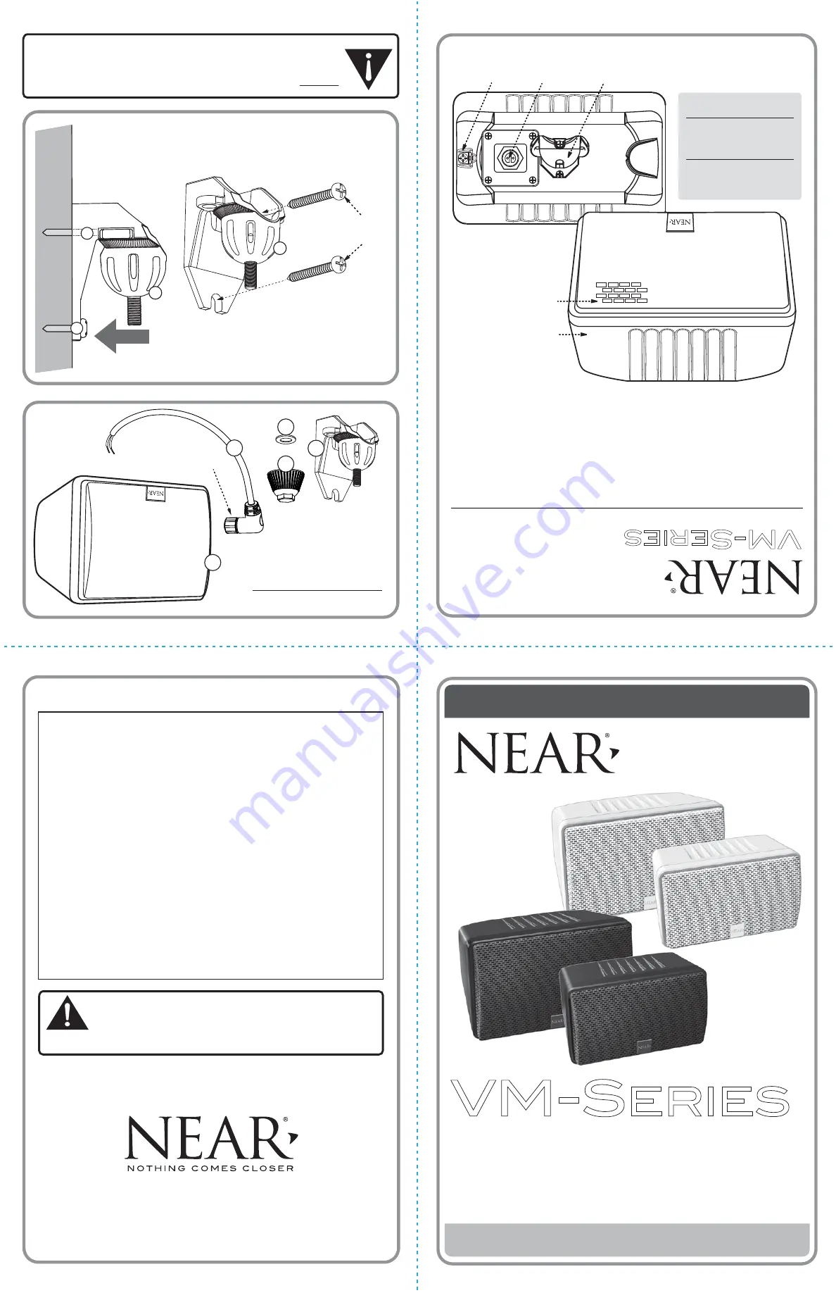 NEAR VM SERIES Quick Start Installation And Setup Manual Download Page 1