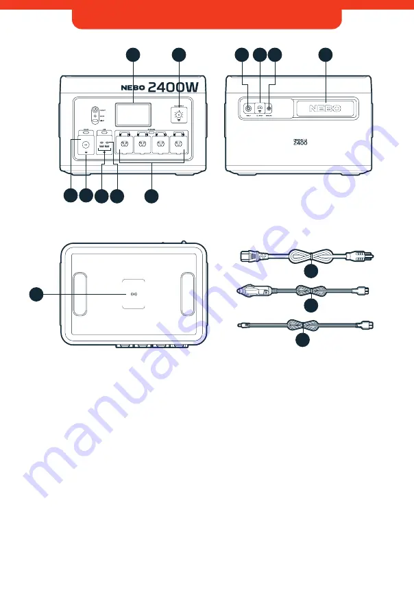 NEBO PINNACLE 2400 Operating Instructions Manual Download Page 8