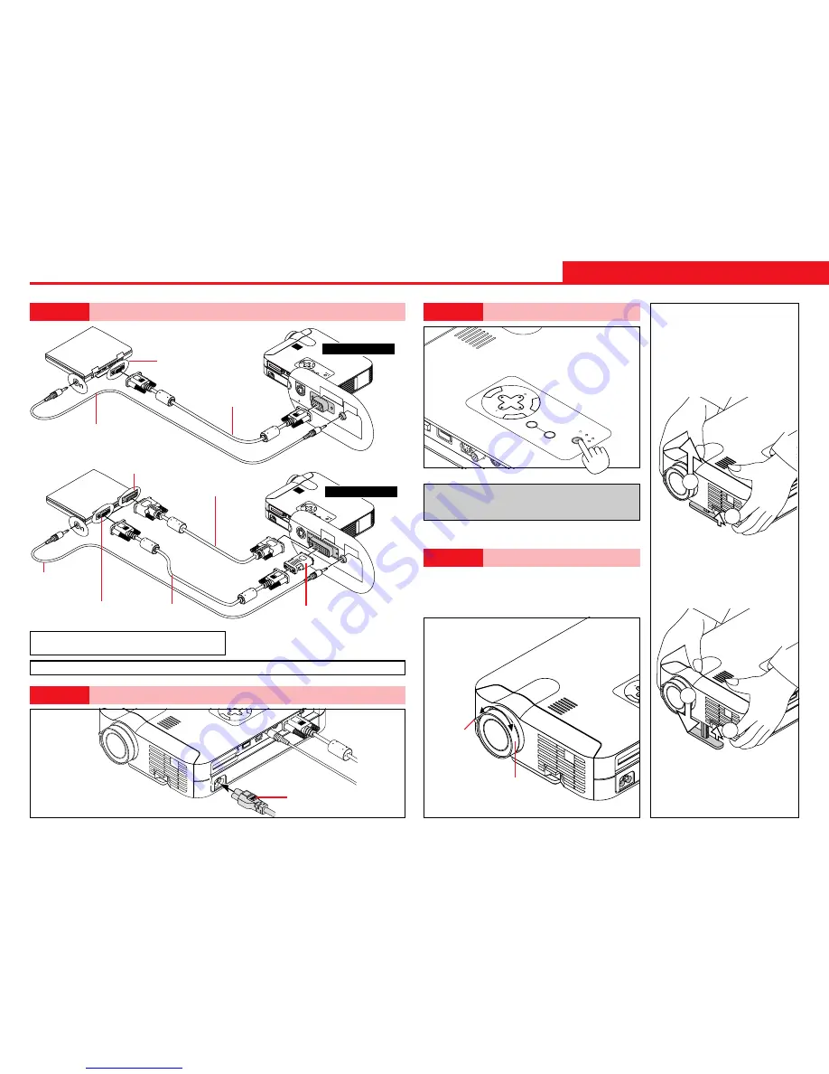 NEC LT155 - MultiSync UXGA DLP Projector Quick Connect Manual Download Page 1