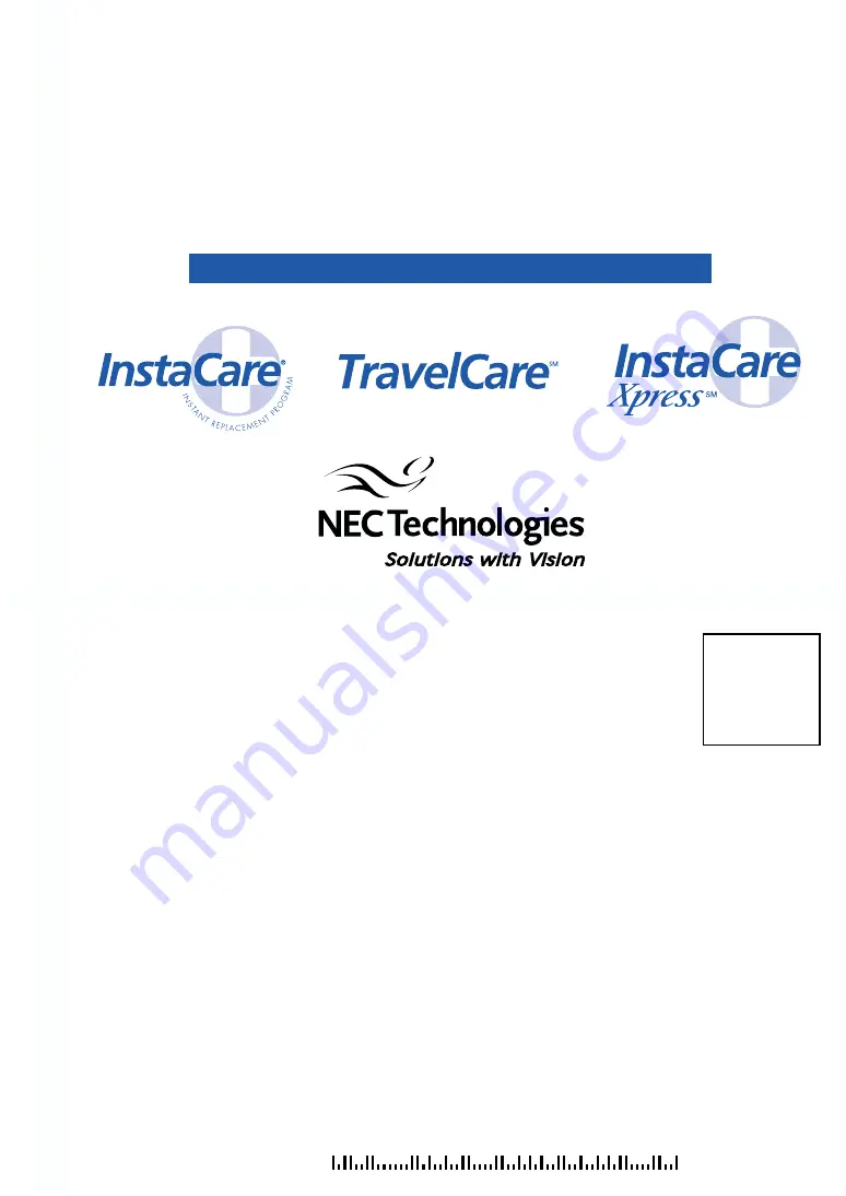 NEC LT75Z - MultiSync SVGA DLP Projector User Manual Download Page 3