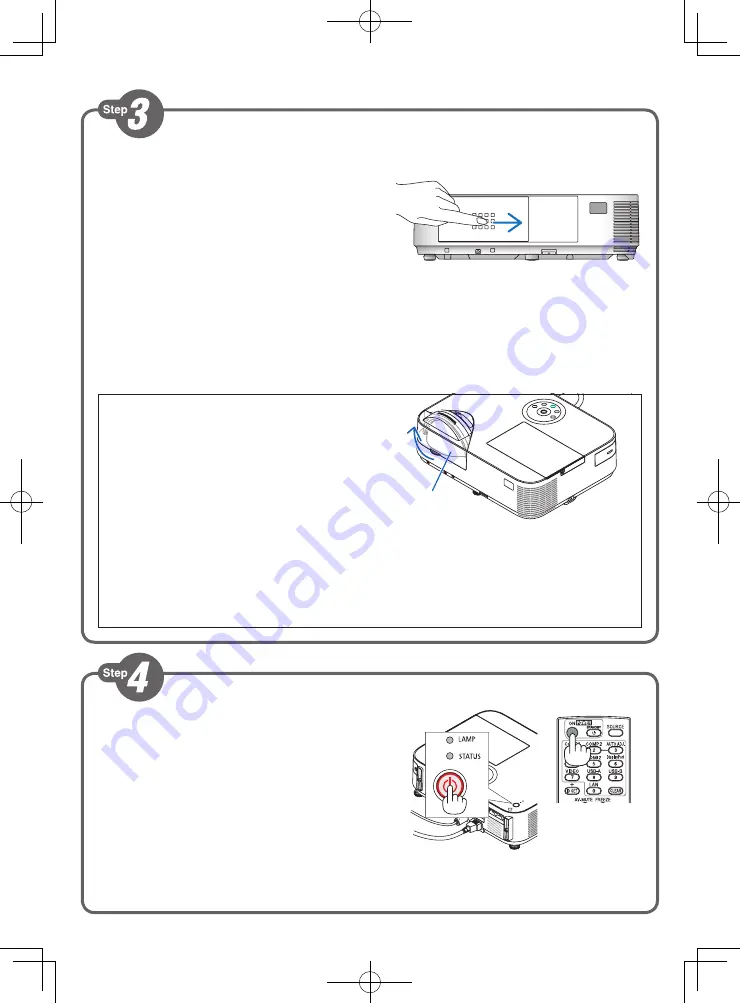 NEC M402W Quick Setup Manual Download Page 2