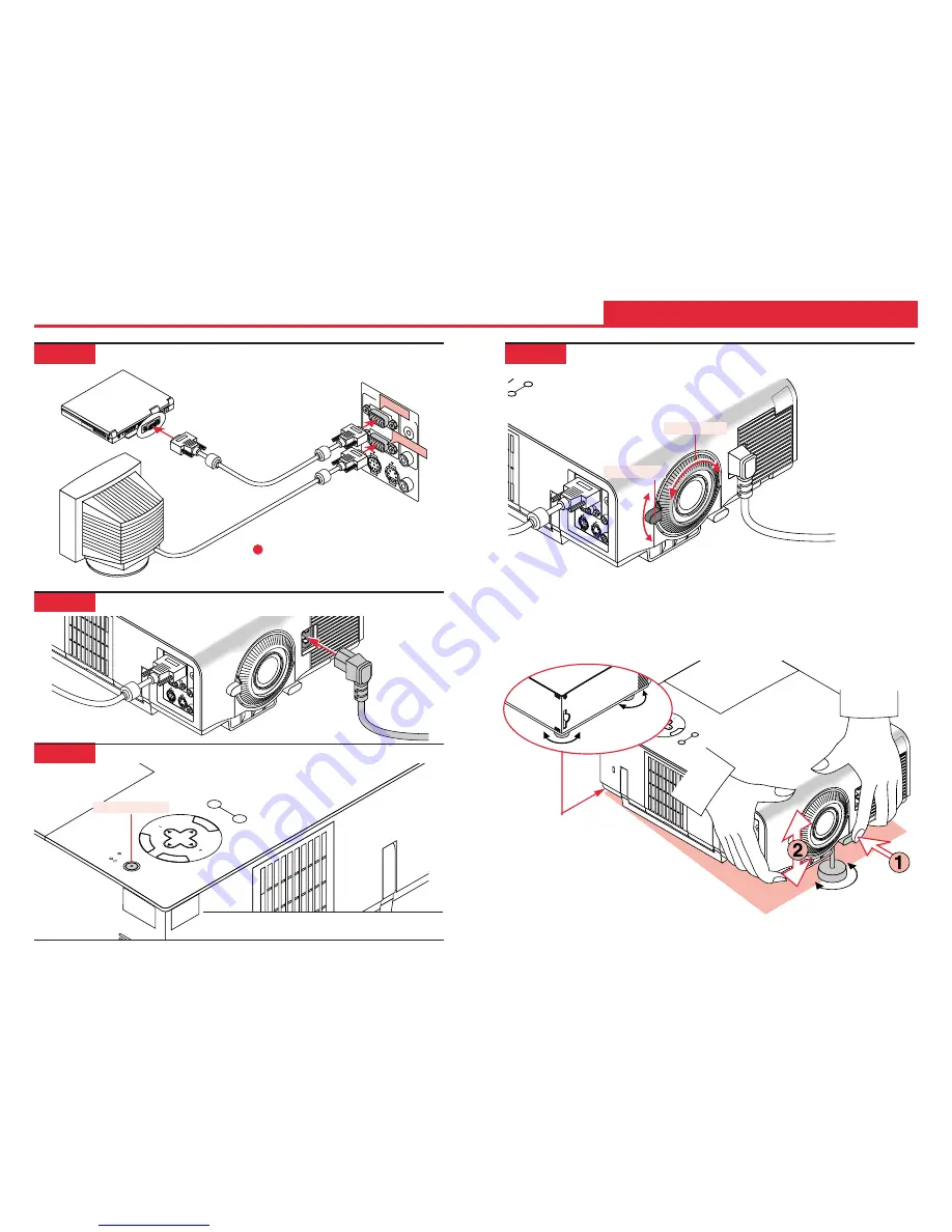 NEC MultiSync VT Series Quick Connect Manual Download Page 1