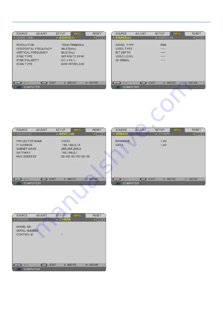 NEC NP-V260 User Manual Download Page 87