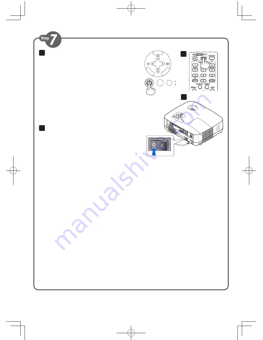 NEC NP305 Quick Setup Manual Download Page 6