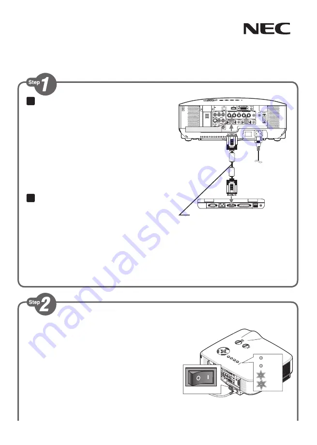 NEC NP3250 Series Скачать руководство пользователя страница 1