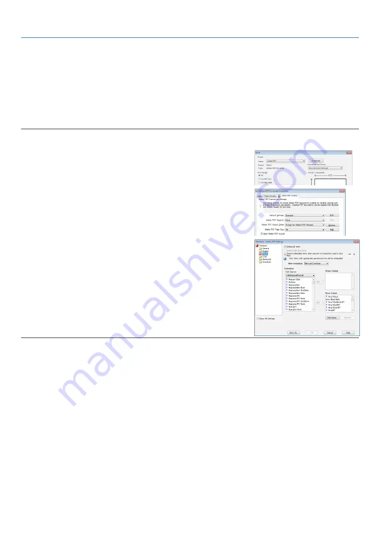 NEC PA622U User Manual Download Page 242