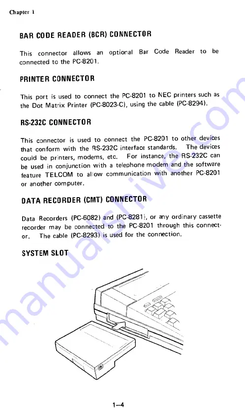 NEC PC-8201A Скачать руководство пользователя страница 14