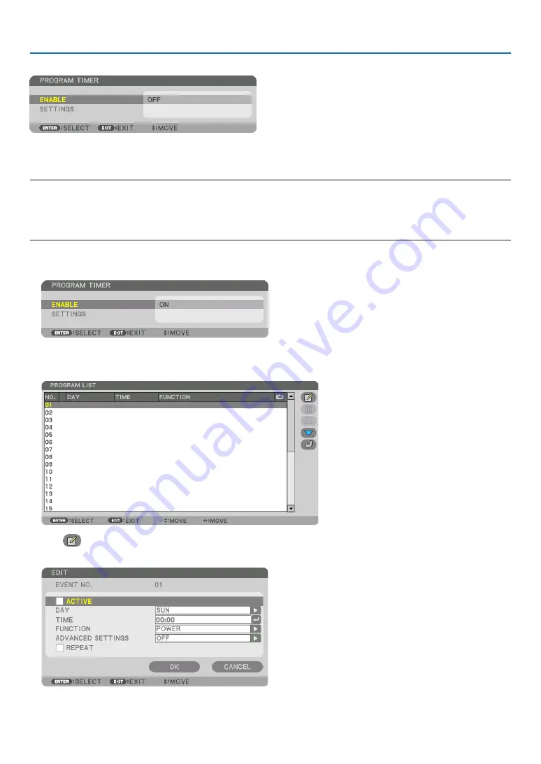 NEC PX1005QL-W User Manual Download Page 139