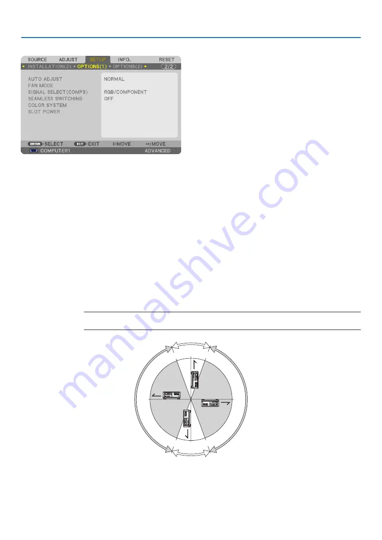 NEC PX750U2 User Manual Download Page 142