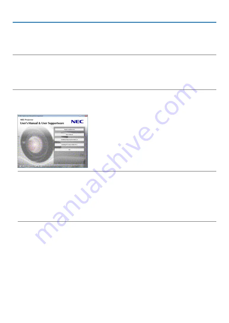 NEC PX750U2 User Manual Download Page 201