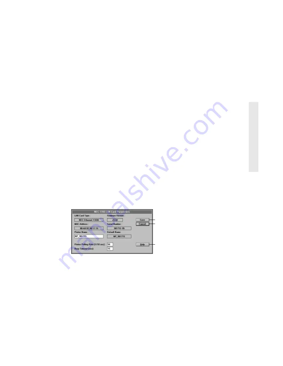 NEC Silentwriter 1765 Configuration Manual Download Page 129