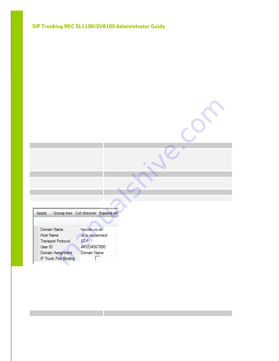 NEC SL1100 Adminstrators Manual Download Page 17