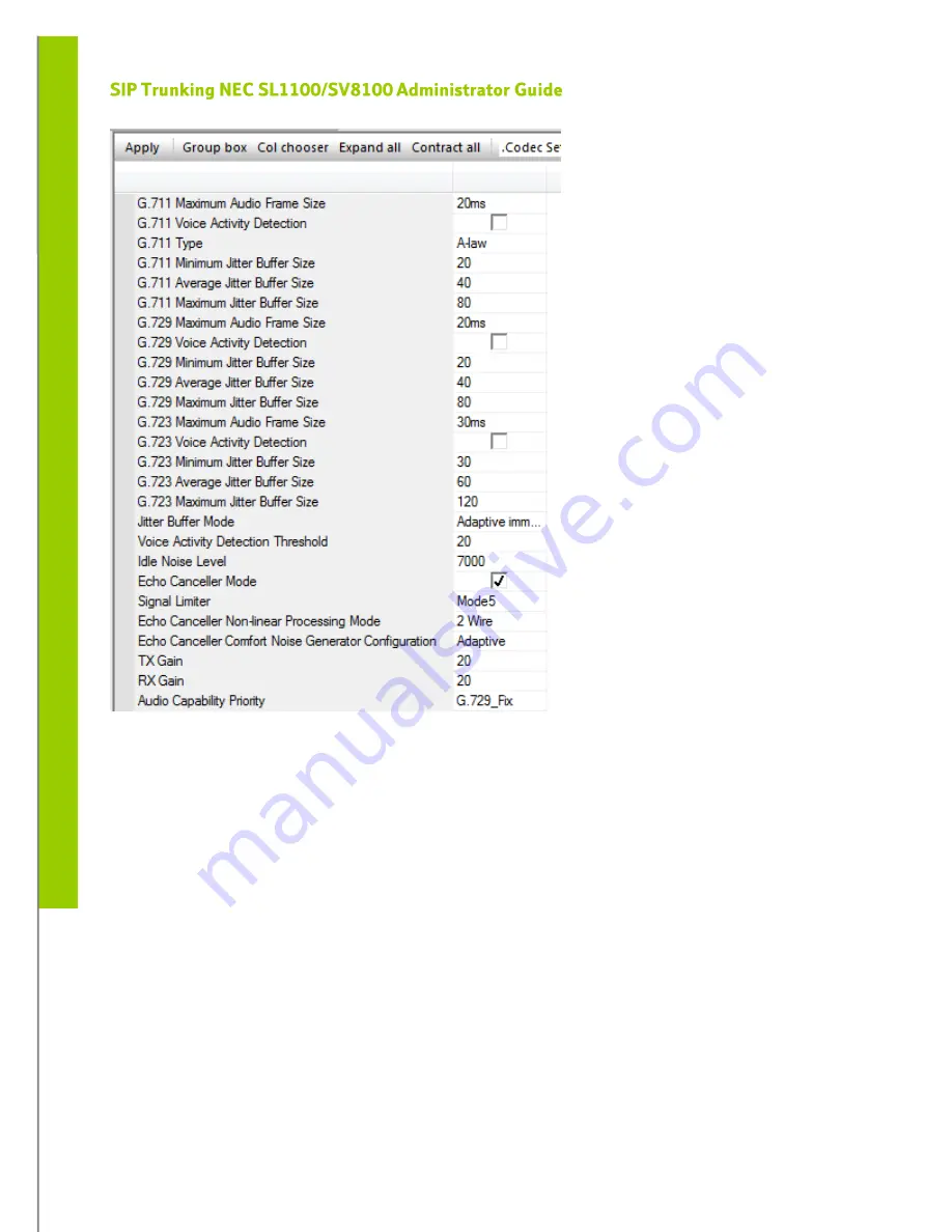 NEC SL1100 Скачать руководство пользователя страница 20