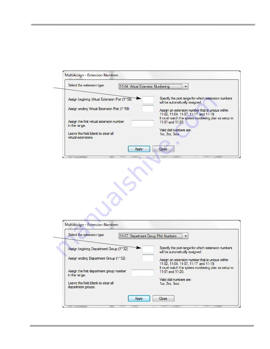 NEC SL1100 Pc Programming Manual Download Page 225