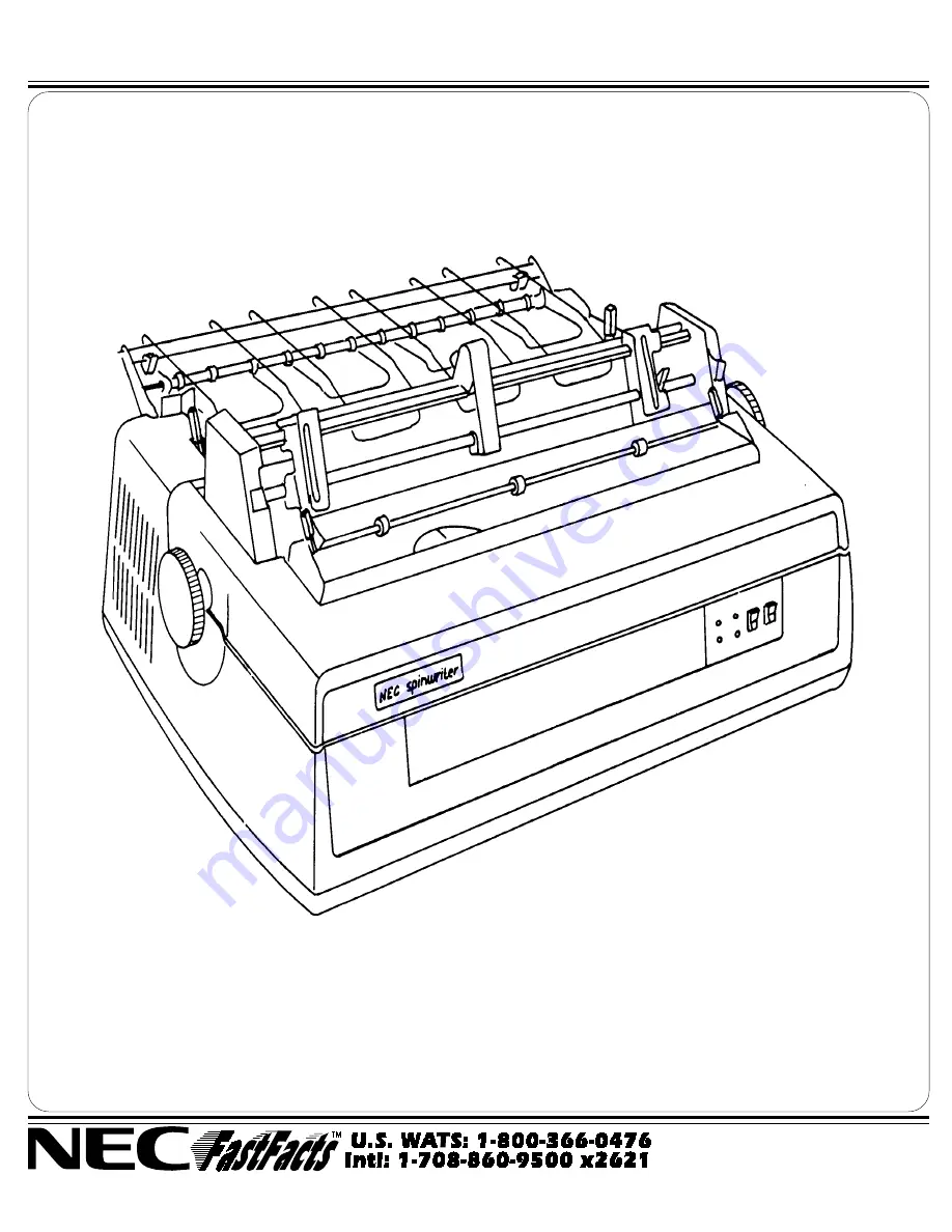 NEC Spinwriter 5550 Скачать руководство пользователя страница 1