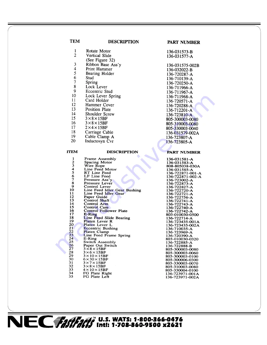 NEC Spinwriter 5550 User Manual Download Page 9