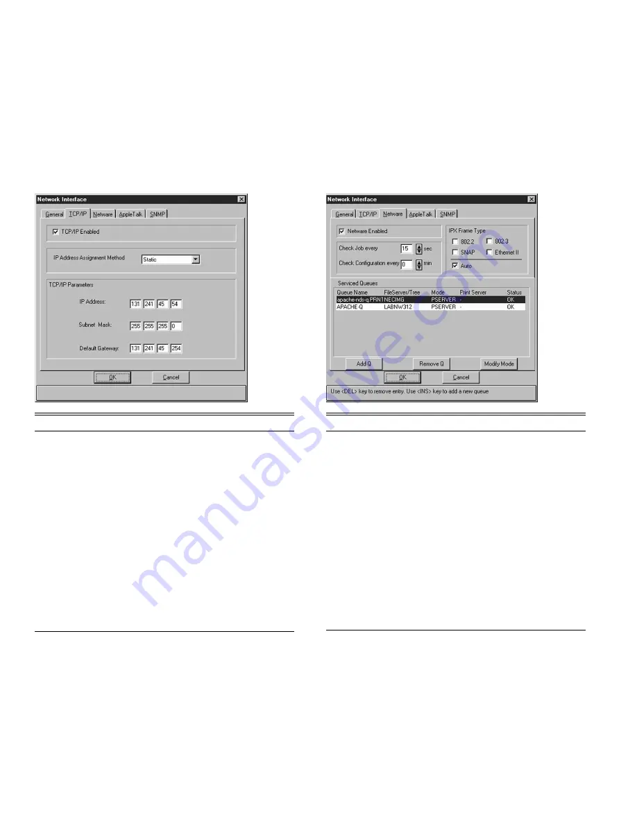 NEC SuperScript 1800 Network User'S Manual Download Page 55